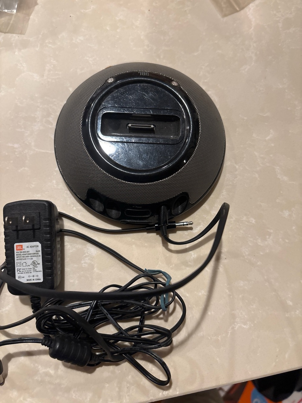 Vintage JBL On Stage Micro iPod Speaker Dock with Remote & Power Supply